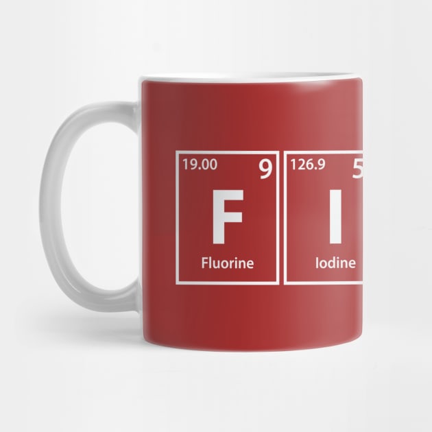 Fiver (F-I-V-Er) Periodic Elements Spelling by cerebrands